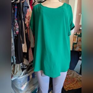 Pleione Green Women's Top Size XL‎